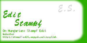 edit stampf business card